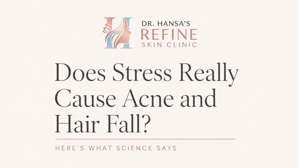 hair fall and acne problem