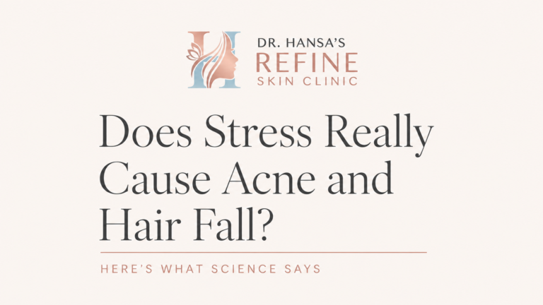 hair fall and acne problem